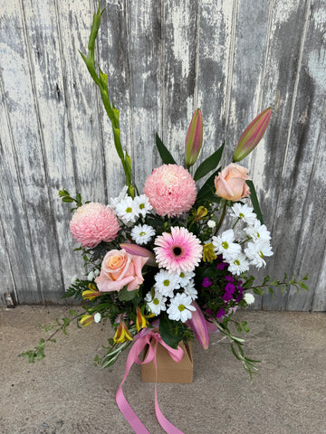 Medium Mod Vase Arrangement - $120