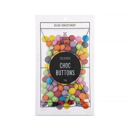 Coloured Choc Buttons -125g