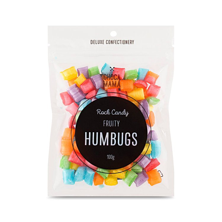Rock Candy Fruity Humbugs - 100g