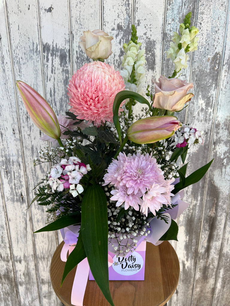 Mixed Box Arrangement Pretty - $80