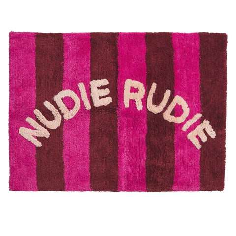 Nudie Rudie Bath Mat - Bougainvillea