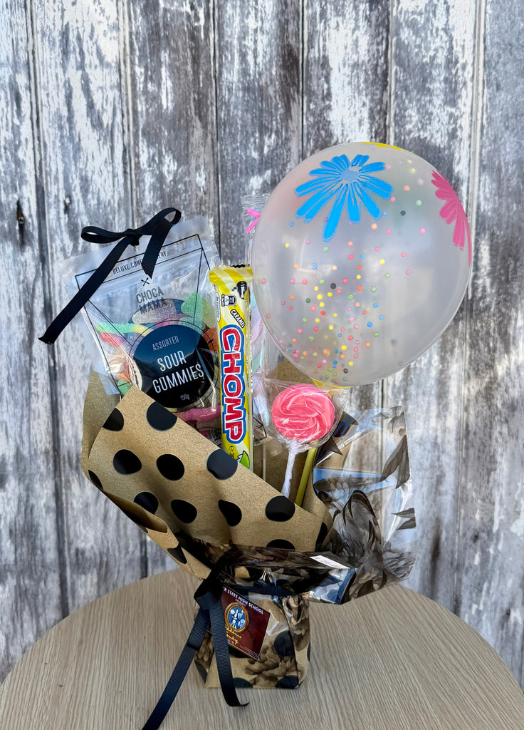 Lolly base with balloon