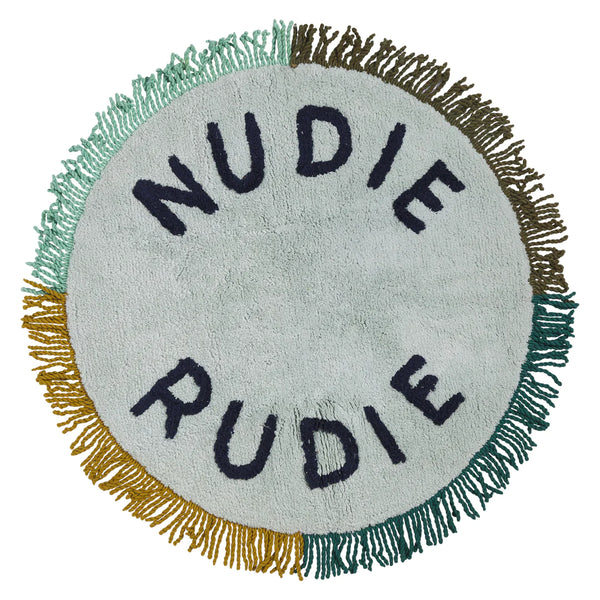 Tula Round Nudie Bath Mat - Mist
