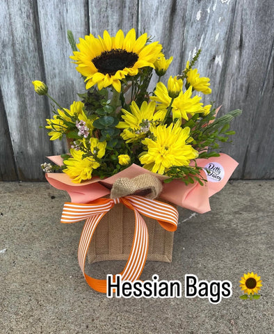 Hessian bags - $45