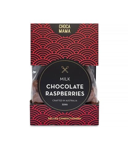 Mixed Chocolate Raspberries - 325g