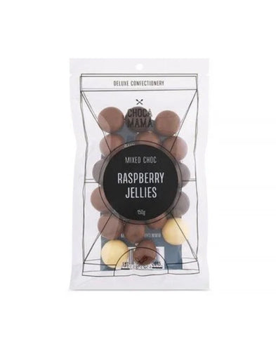 Mixed Chocolate Raspberries - 150g