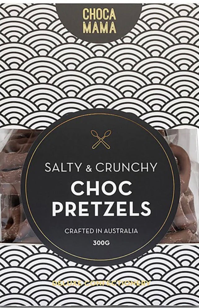 Salty & Crunchy Choc Pretzels - 300g