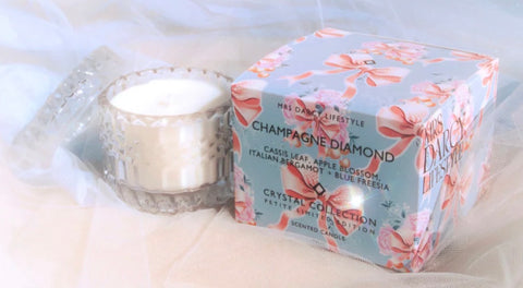 Champagne Diamond Petite Scented Candle 190g
