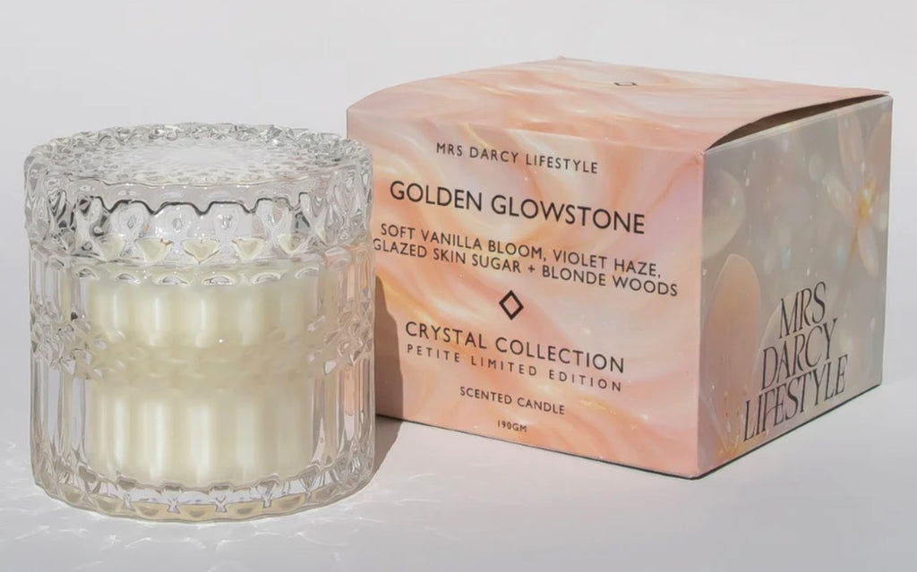 Golden Glowstone Petite Scented Candle 190g