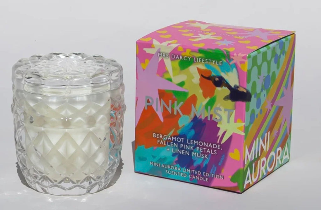 Pink Mist Mini Scented Candle 80g