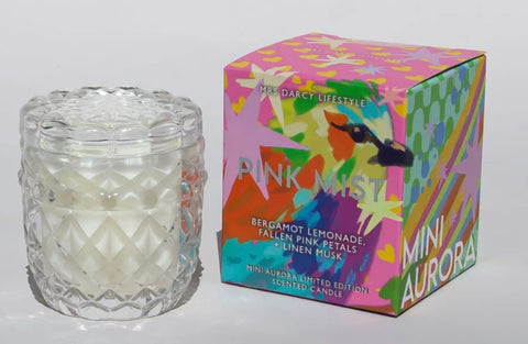 Pink Mist Mini Scented Candle 80g