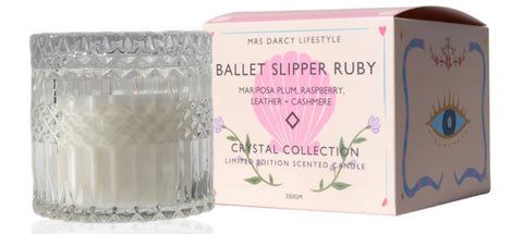 Ballet Slipper Ruby Scented Candle 350g