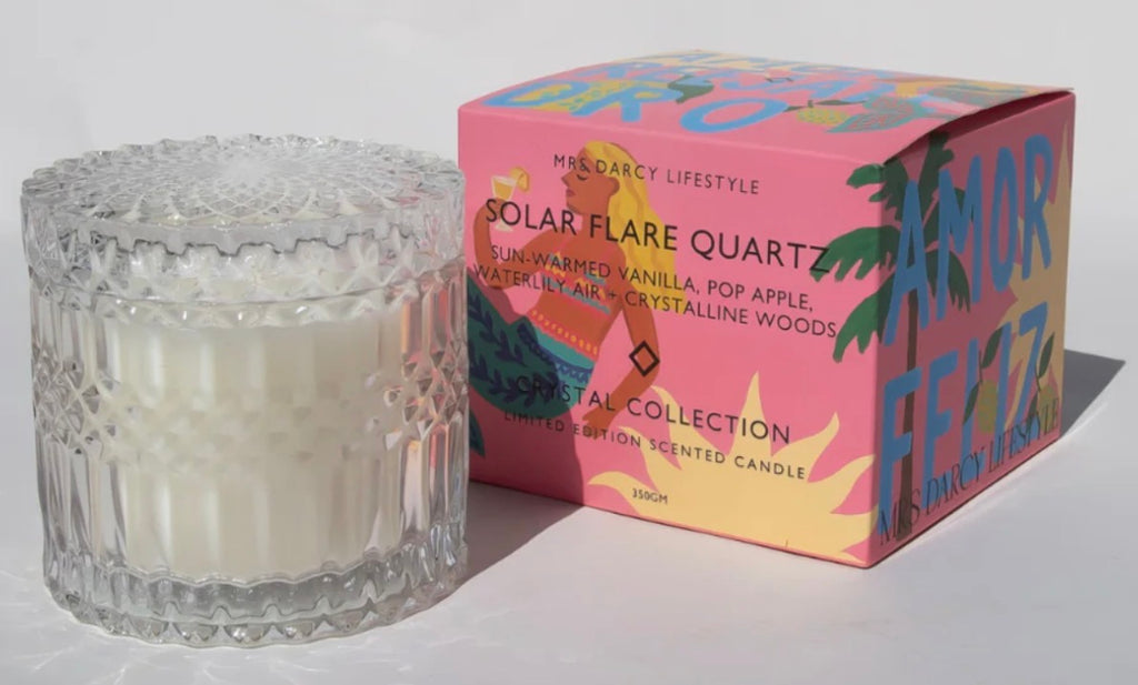 Solar Flare Quarts Scented Candle 350g