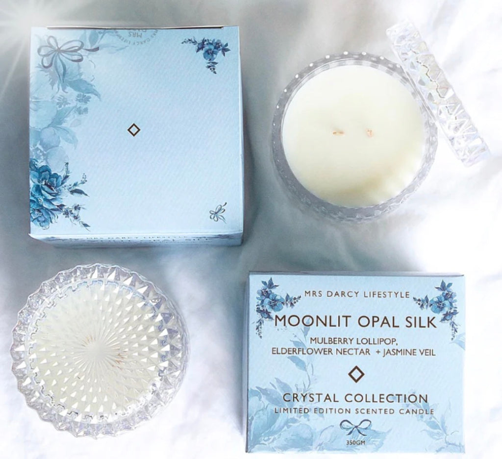 Moonlit Opal Silk Scented Candle 350g