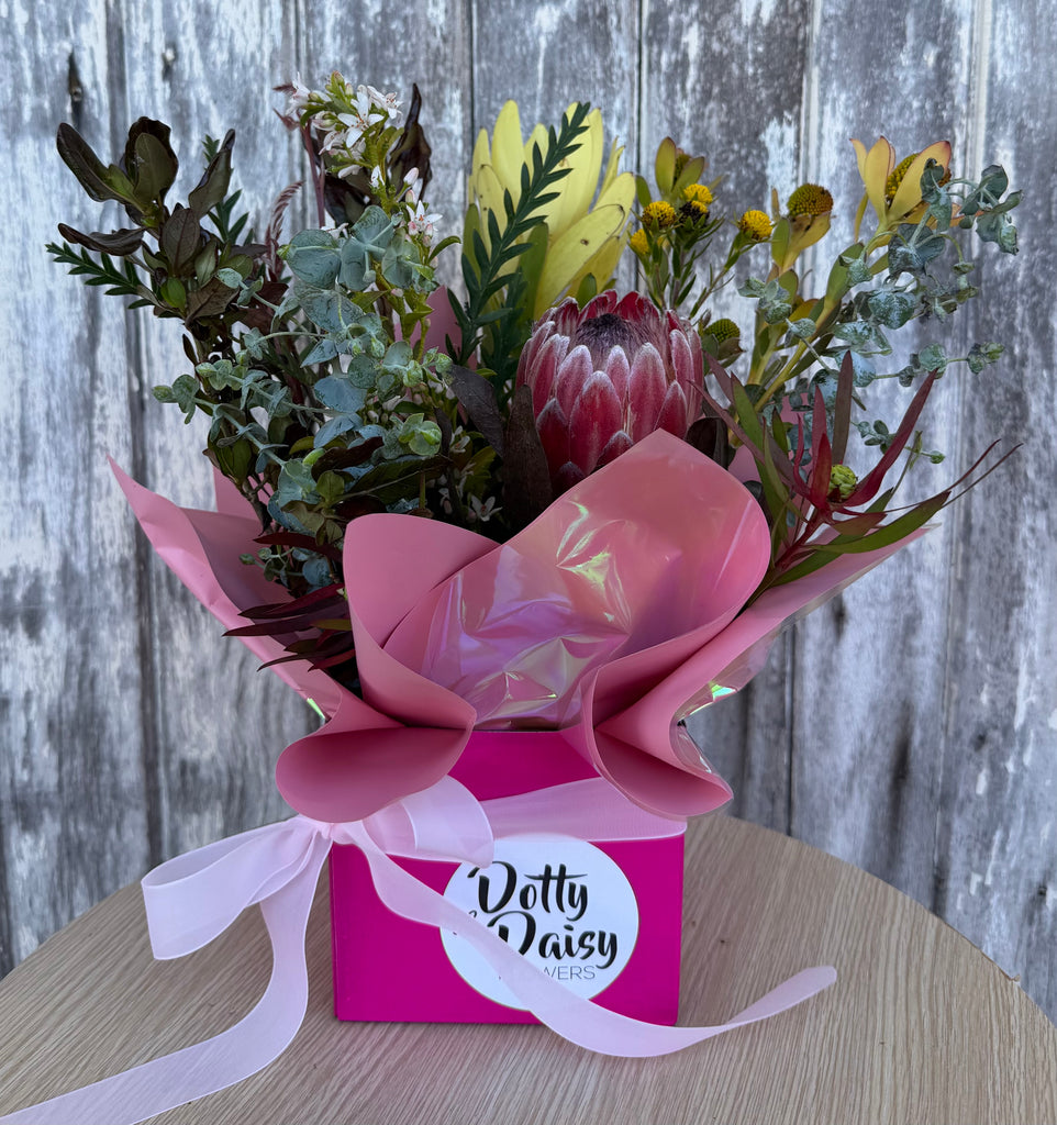 Mini Box Arrangement - $60 Native