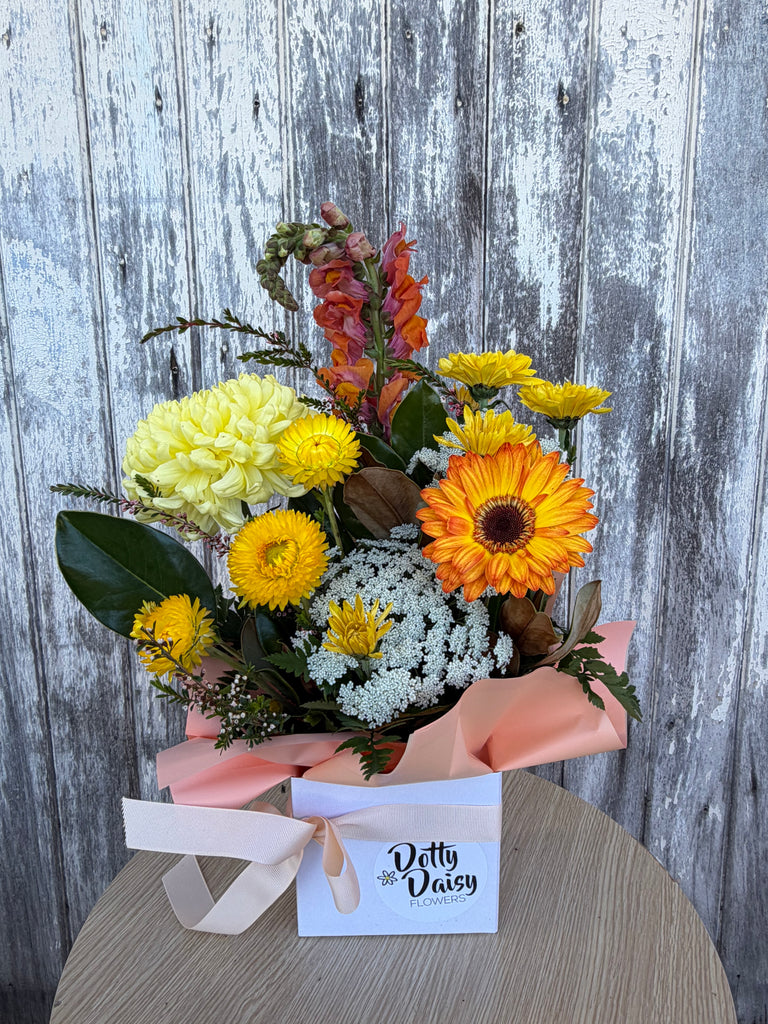 Mini Box Arrangement - $70 Bright