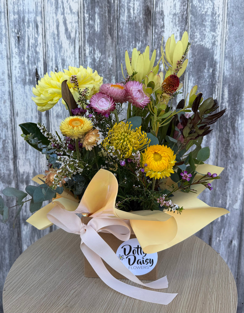 Mini Box Arrangement - $70 Native Mix