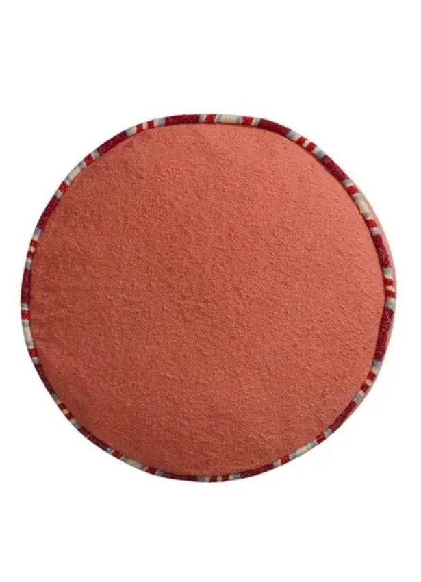 Delana Round Cushion - Hibiscus