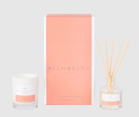 Mini Candle & Diffuser Set - Summer Peach