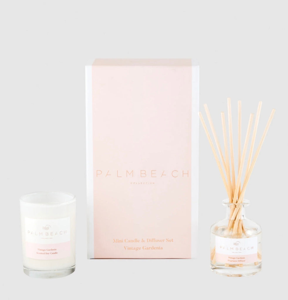Mini Candle & Diffuser Set - Vintage Gardenia