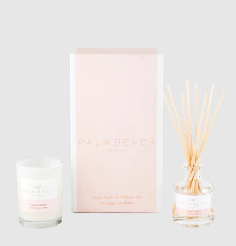 Mini Candle & Diffuser Set - Vintage Gardenia