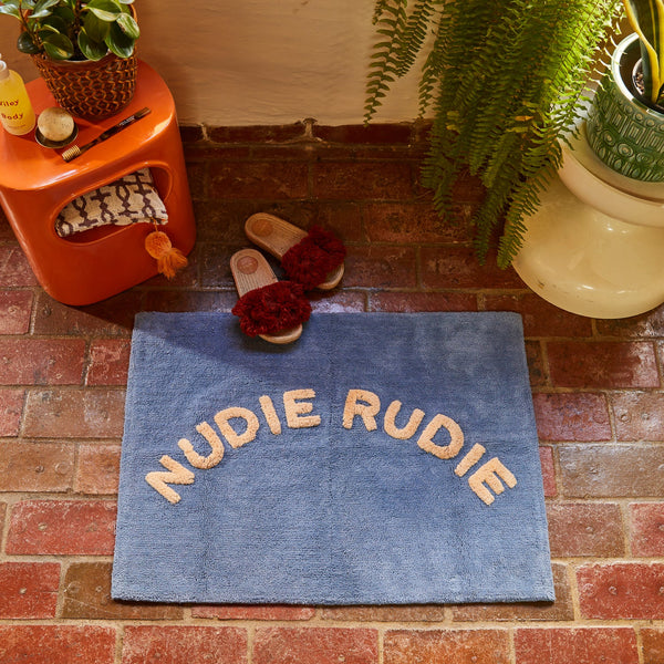 Tula Nudie Rudie Bath Mat - Cornflower