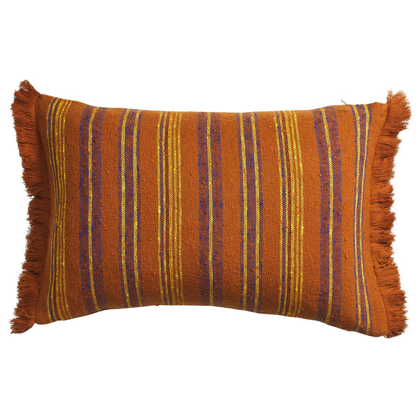 Nicolette Woven Cushion - Russet
