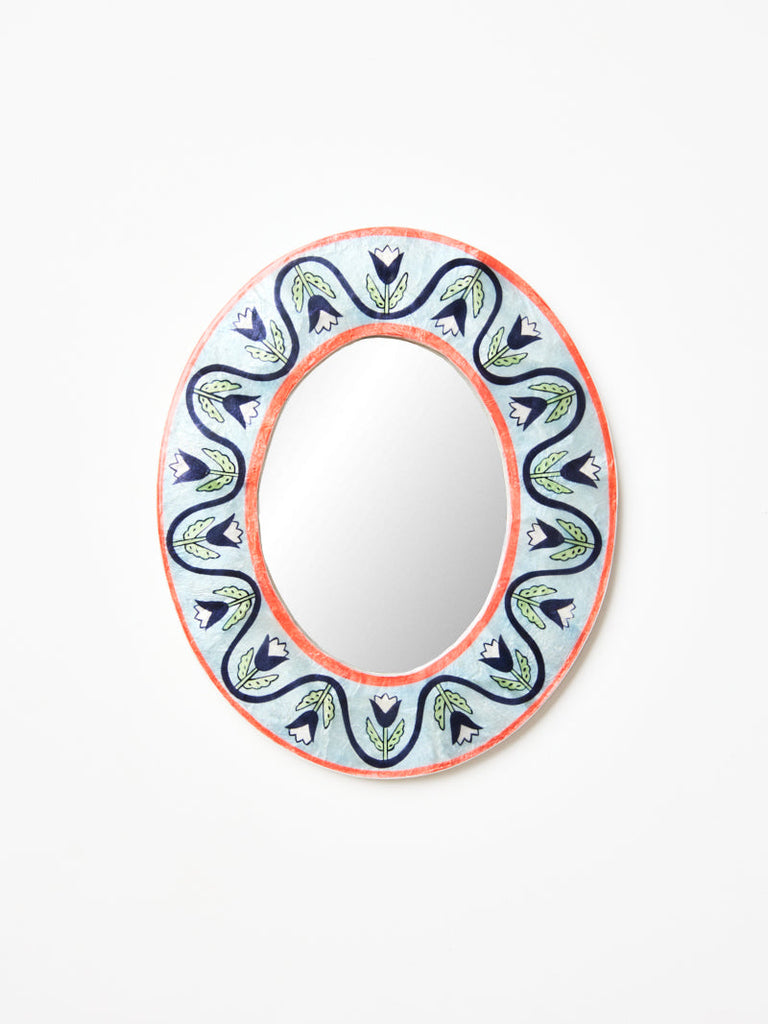Samira Mirror - Blue Lotus