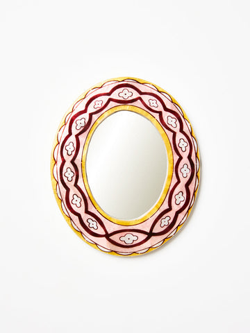 Samira Mirror - Pink Waves