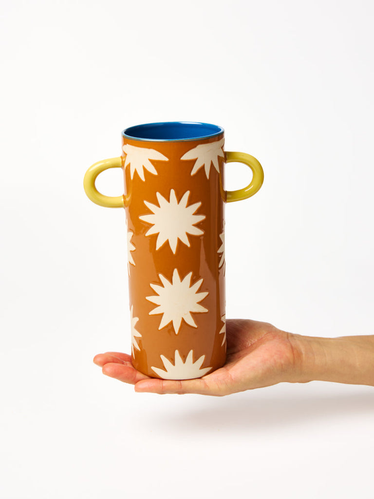 Griffe - Tall Vase Mustard Star