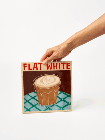 Barista Wall Art - Flat White