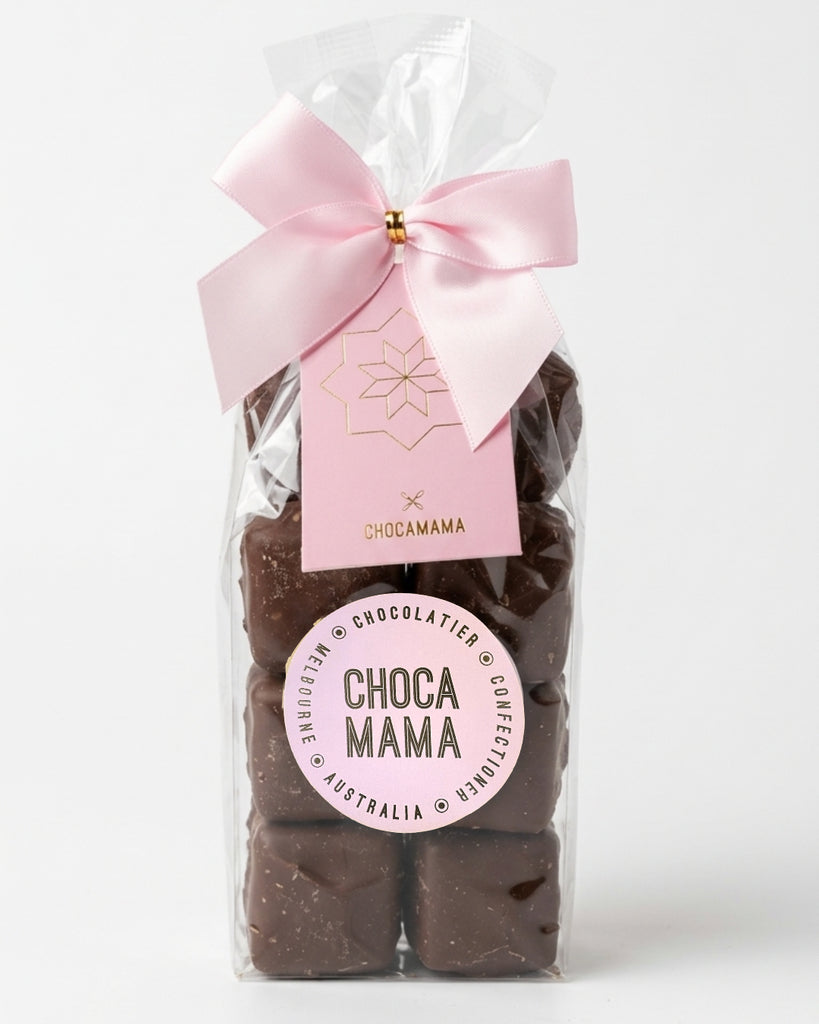 Milk Chocolate Honeycomb Pink Ribbon - 225g