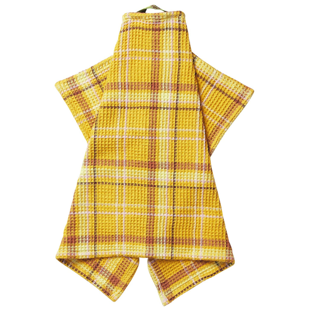 France’s Waffle Tea Towel - Ochre