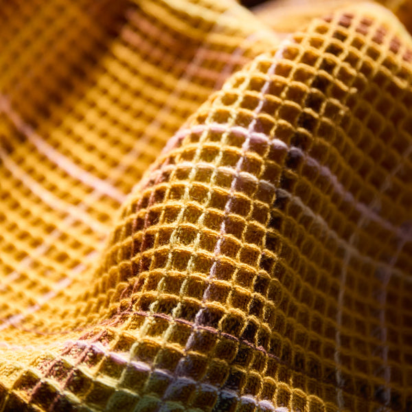 France’s Waffle Tea Towel - Ochre