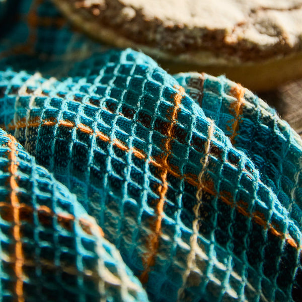 France’s Waffle Tea Towel - Turquoise