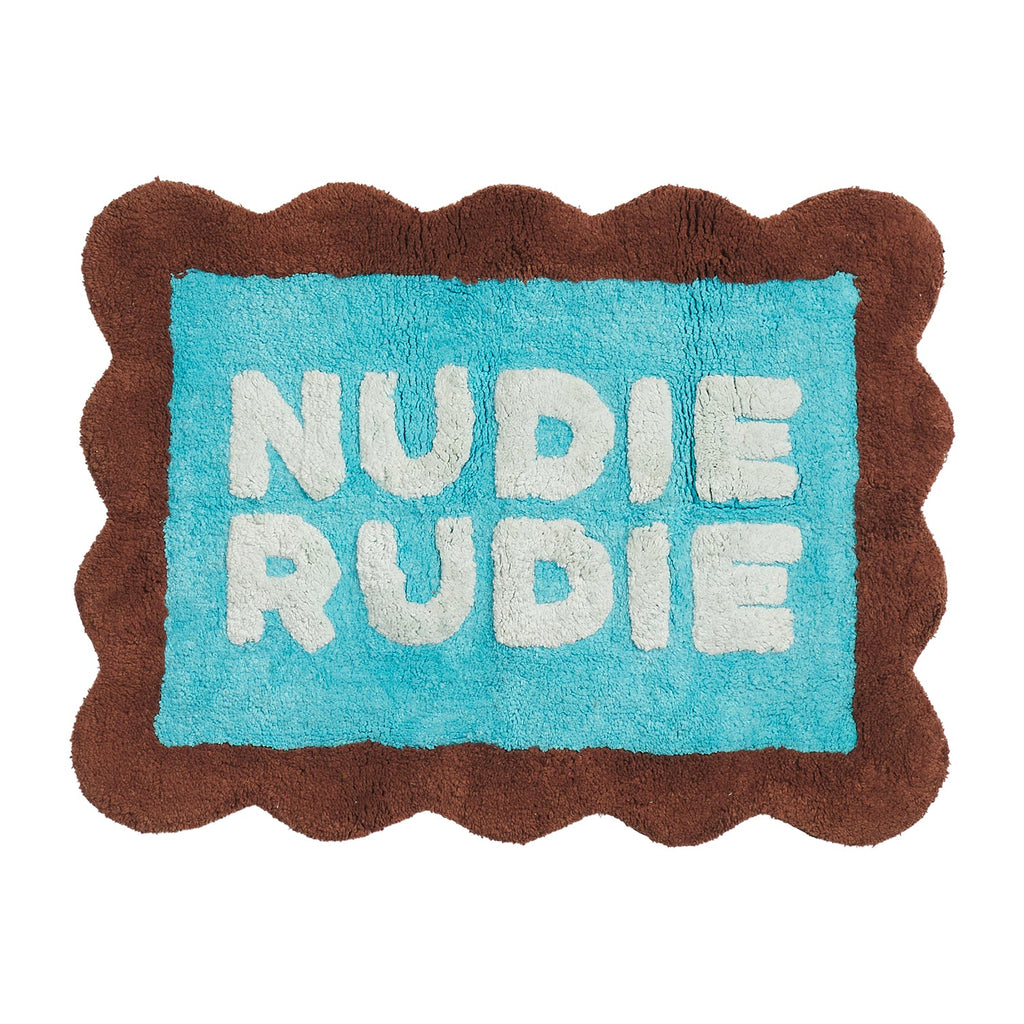 Rome Nudie Bath Mat Mini - Turquoise