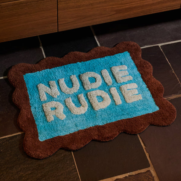 Rome Nudie Bath Mat Mini - Turquoise