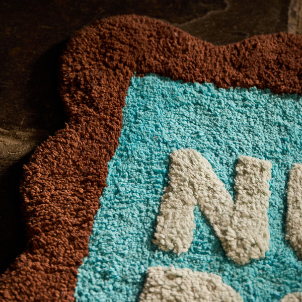 Rome Nudie Bath Mat Mini - Turquoise