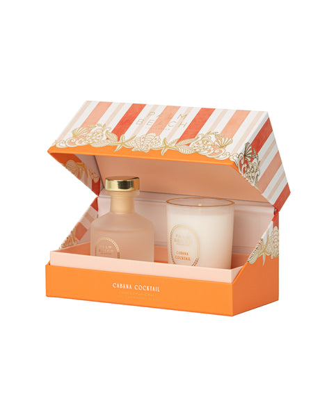Candle & Diffuser Giftset - Cabana Cocktail