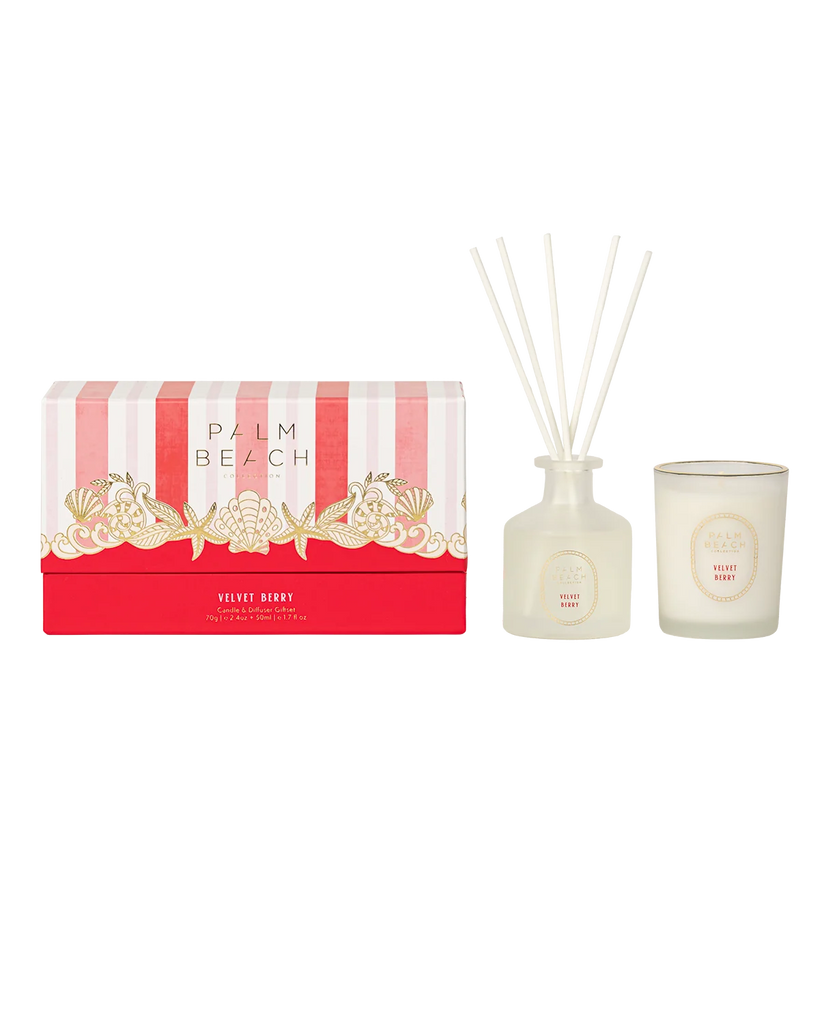 Candle & Diffuser Giftset - Velvet Berry