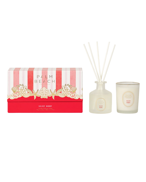 Candle & Diffuser Giftset - Velvet Berry