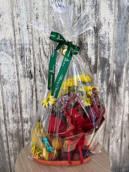 Fresh Fruit and Flower Platter