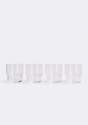 Tumbler Glass Set Of 4 - Clear