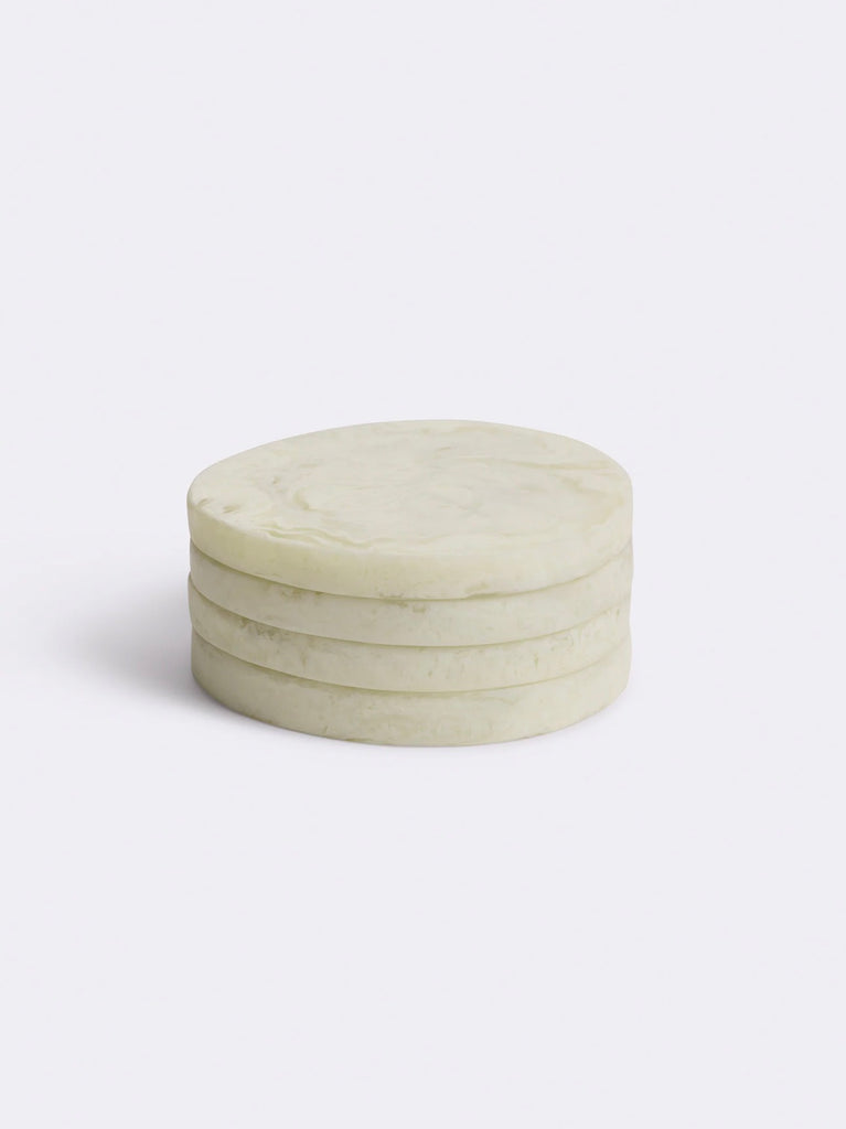 Resin Coaster Set of 4 - Nougat
