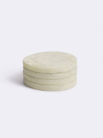 Resin Coaster Set of 4 - Nougat