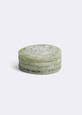 Resin Coaster Set of 4 - Pistachio