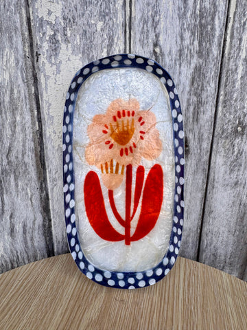 Paradis - pink flower tray