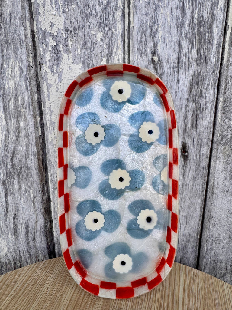 Paradis - Blue Flower Tray