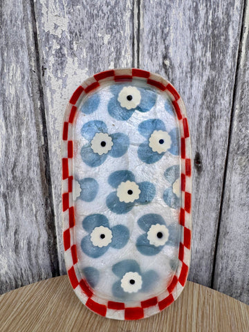 Paradis - Blue Flower Tray