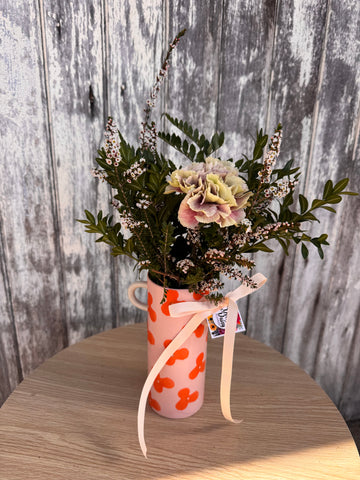 Pretty mix in Griffe Flower Vase